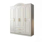French Country Wardrobe White Wooden Wardrobe Closet for Bedroom 63"L x 20"W x 81"H Clearhalo 'Armoires & Wardrobes' 'armoires_wardrobes' 'Bedroom Furniture' 'furn' 'furn_armoires_wardrobes' 'Furniture' 5383324