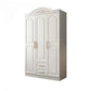 French Country Wardrobe White Wooden Wardrobe Closet for Bedroom 47"L x 20"W x 81"H Clearhalo 'Armoires & Wardrobes' 'armoires_wardrobes' 'Bedroom Furniture' 'furn' 'furn_armoires_wardrobes' 'Furniture' 5383326