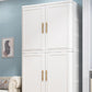 Contemporary 2-Door Wardrobe Armoire Plastic Storage Cabinet Clearhalo 'Armoires & Wardrobes' 'armoires_wardrobes' 'Bedroom Furniture' 'furn' 'furn_armoires_wardrobes' 'Furniture' 5383385