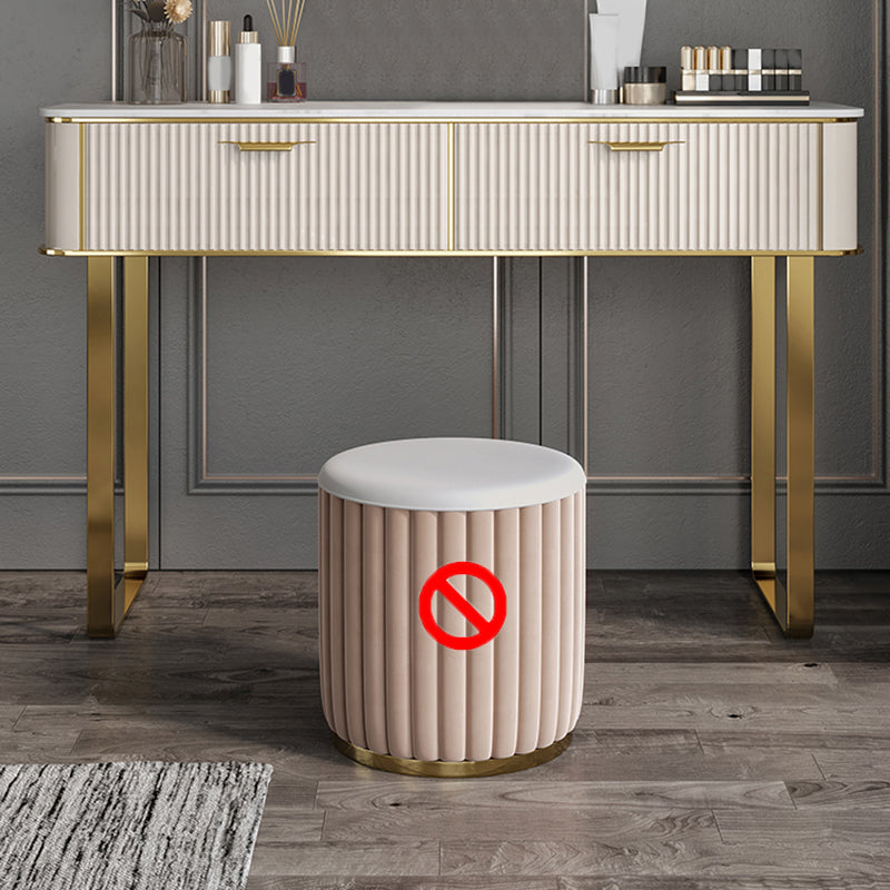 Glam Slate Top Making Vanity Vanity Vanity Tablet en beige