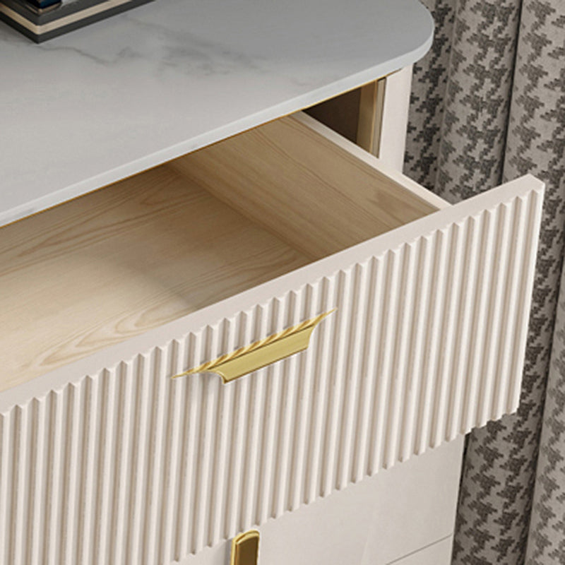 Glam Slate Top Making Vanity Vanity Vanity Tablet en beige