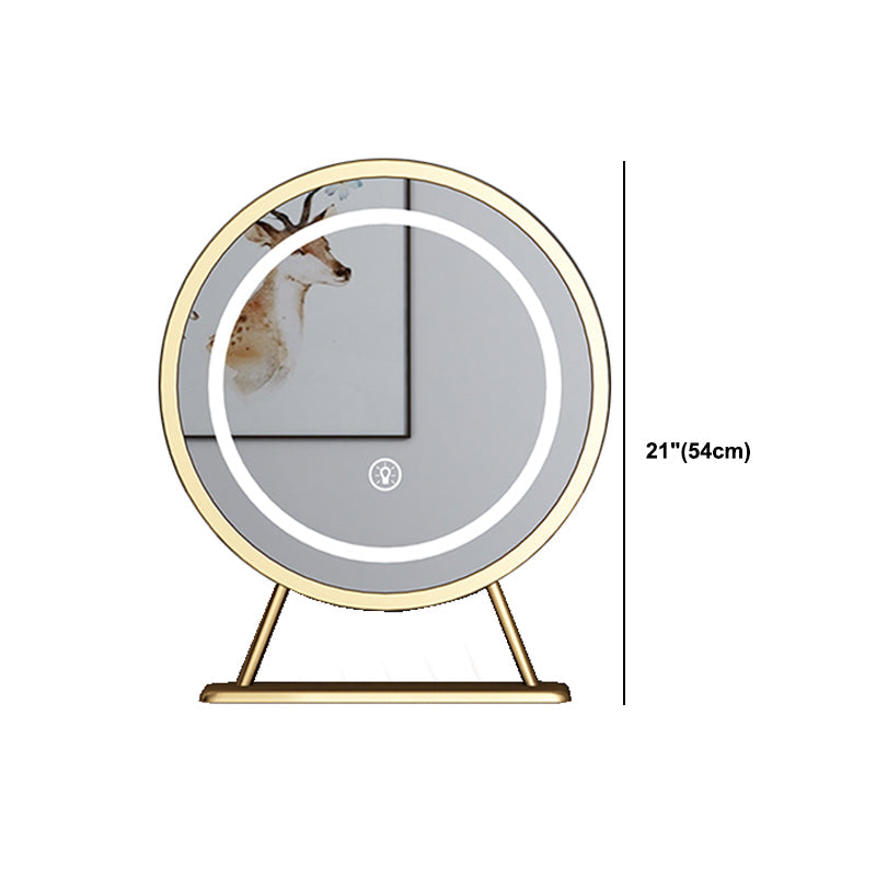 Modern Style Rubber Wood Vanity Table with 6 Drawers Dressing Table