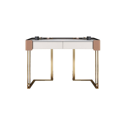 Gambe da tavolo in metallo in ardesia in ardesia bianca con 2/5 cassetti