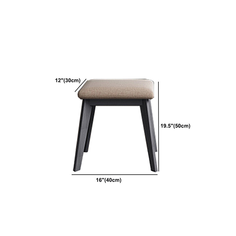 Modern Style White Wood-based Material Countertop Black Base with 4 Drawer Dresser Clearhalo 'Bedroom Furniture' 'furn' 'furn_makeup_vanities' 'Furniture' 'Makeup Vanities' 'makeup_vanities' 5383574