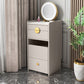 Modern White/Grey Makeup Vanity Desk Table Wood Makeup Counter