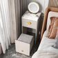 Modern White/Grey Makeup Vanity Desk Table Wood Makeup Counter