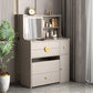 Modern Wood Vanity Dressing Table Grey/White Vanity Table with Drawers