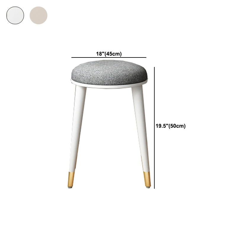 Tavolo da banco di vanità per trucco moderno con cassetto in bianco/rosa per camera da letto