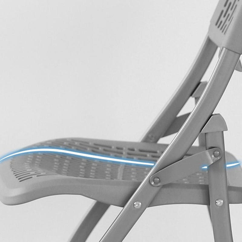 Steel Frame Conference Chair Plastic Back and Seat Armless Chair Clearhalo 'furn' 'furn_office_chair' 'Furniture' 'Office Chairs' 'Office Furniture' 'office_chair' 5388346