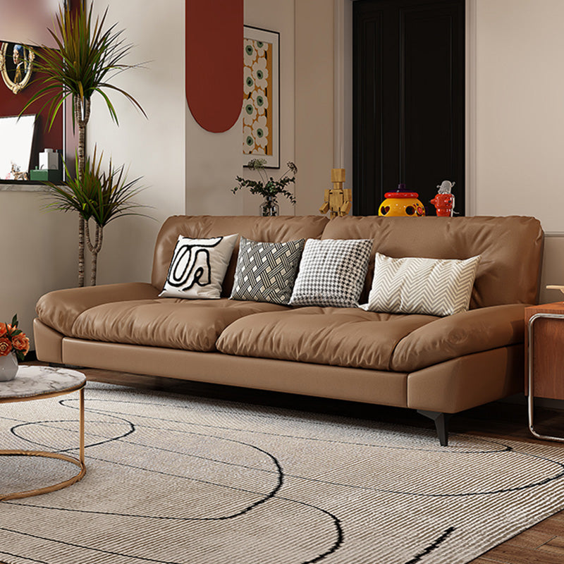 Glam trapuntato a braccio quadrato soggiorno divano in vetro