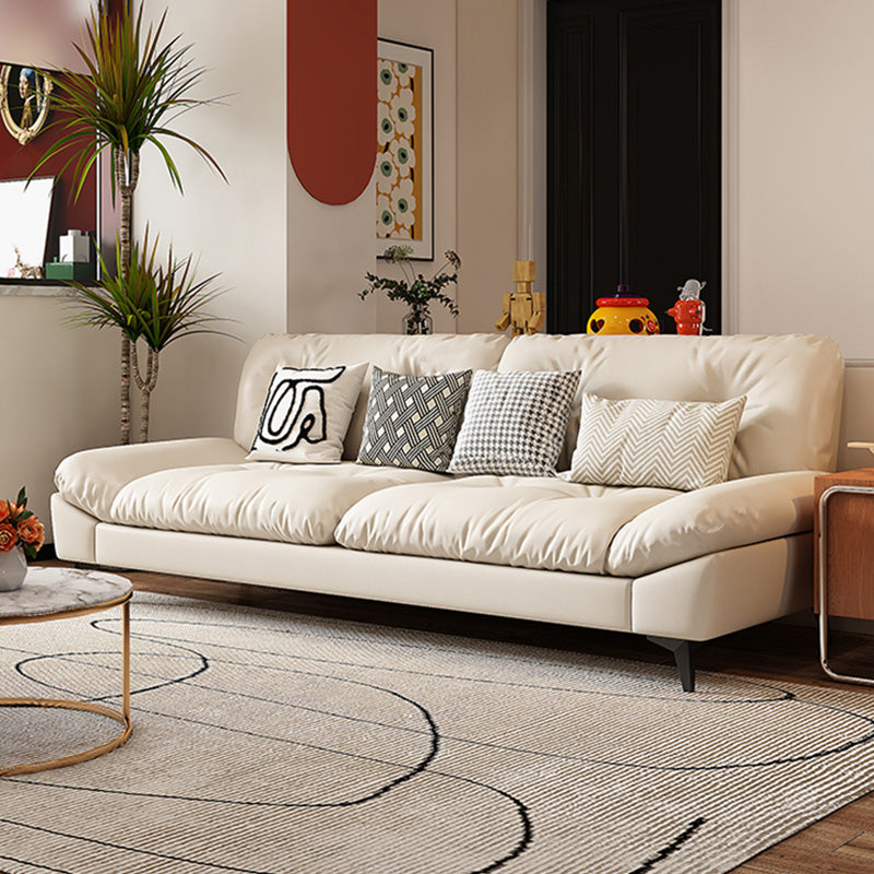 Glam trapuntato a braccio quadrato soggiorno divano in vetro