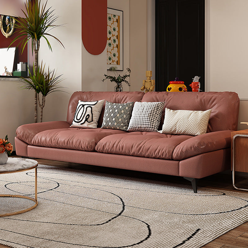 Glam trapuntato a braccio quadrato soggiorno divano in vetro