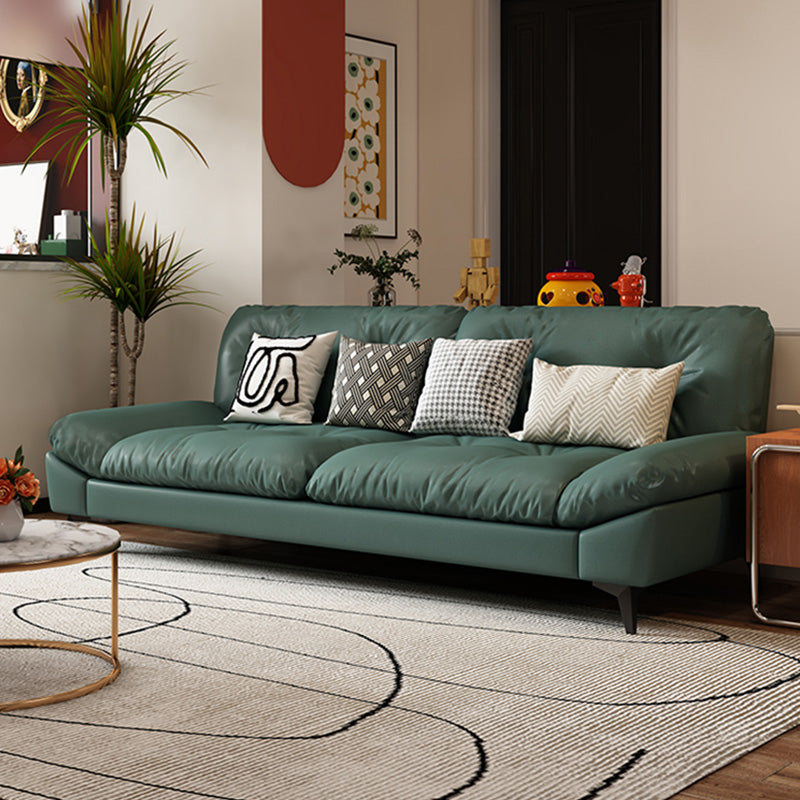 Glam trapuntato a braccio quadrato soggiorno divano in vetro