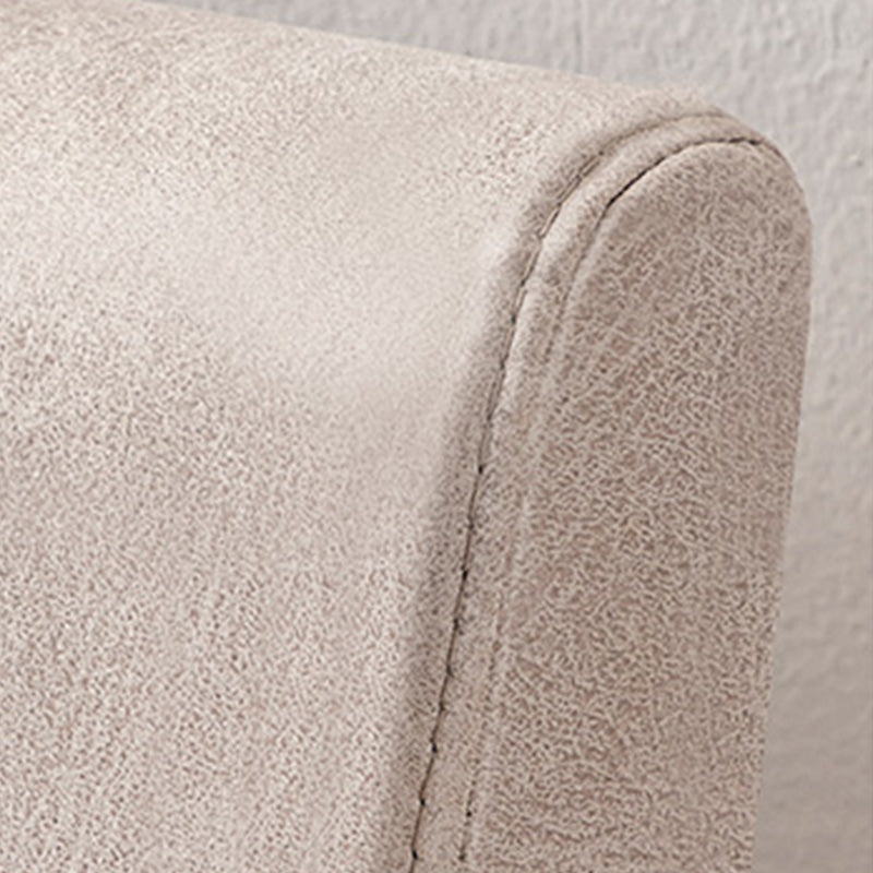 Divano in leatine in finto 23,62 "d x 27,55" divano a braccio quadrato per soggiorno