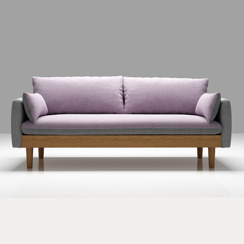 29,5 "divano a braccio quadrato in cotone in stile nordico per soggiorno per soggiorno