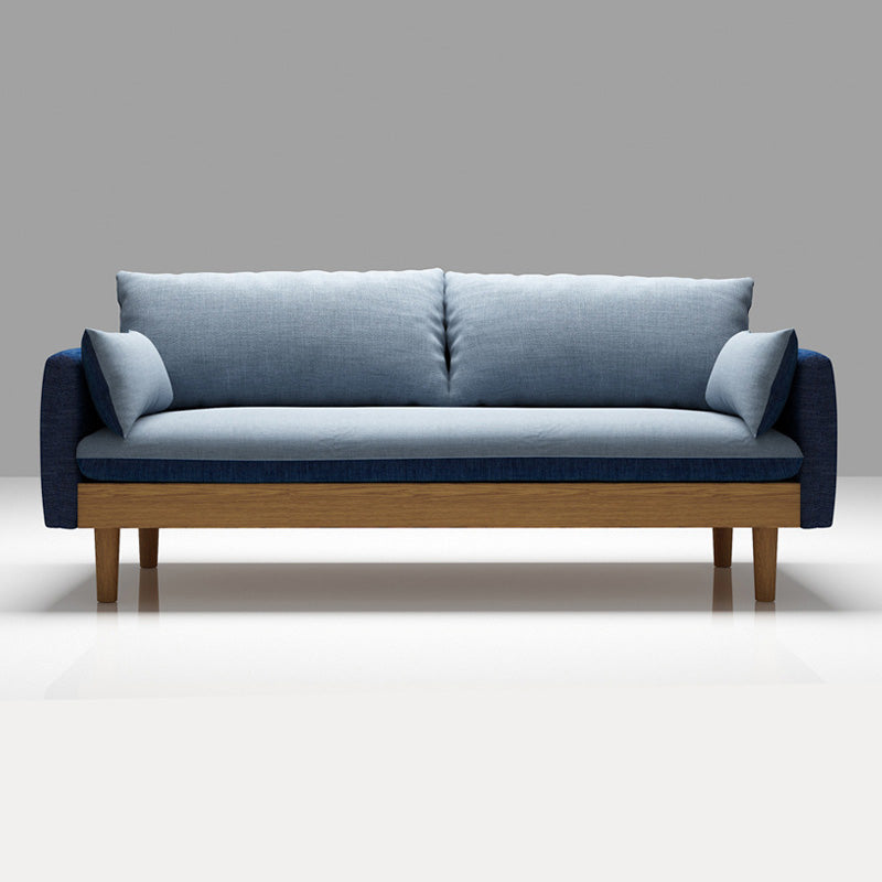 29,5 "divano a braccio quadrato in cotone in stile nordico per soggiorno per soggiorno