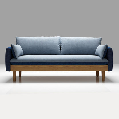 29,5 "divano a braccio quadrato in cotone in stile nordico per soggiorno per soggiorno