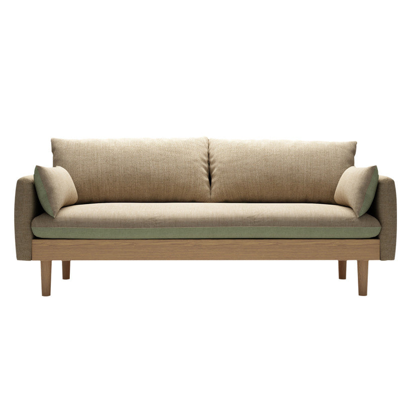 Sofá de brazo cuadrado de cotilos de estilo nórdico de 29.5 "H para sala de estar para sala de estar