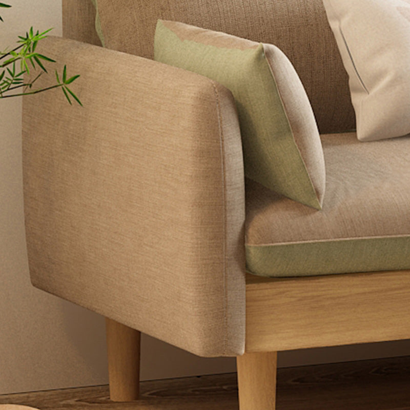 29,5 "H Nordic Style Baumwollmischung Quadratarmsofa für Wohnzimmer