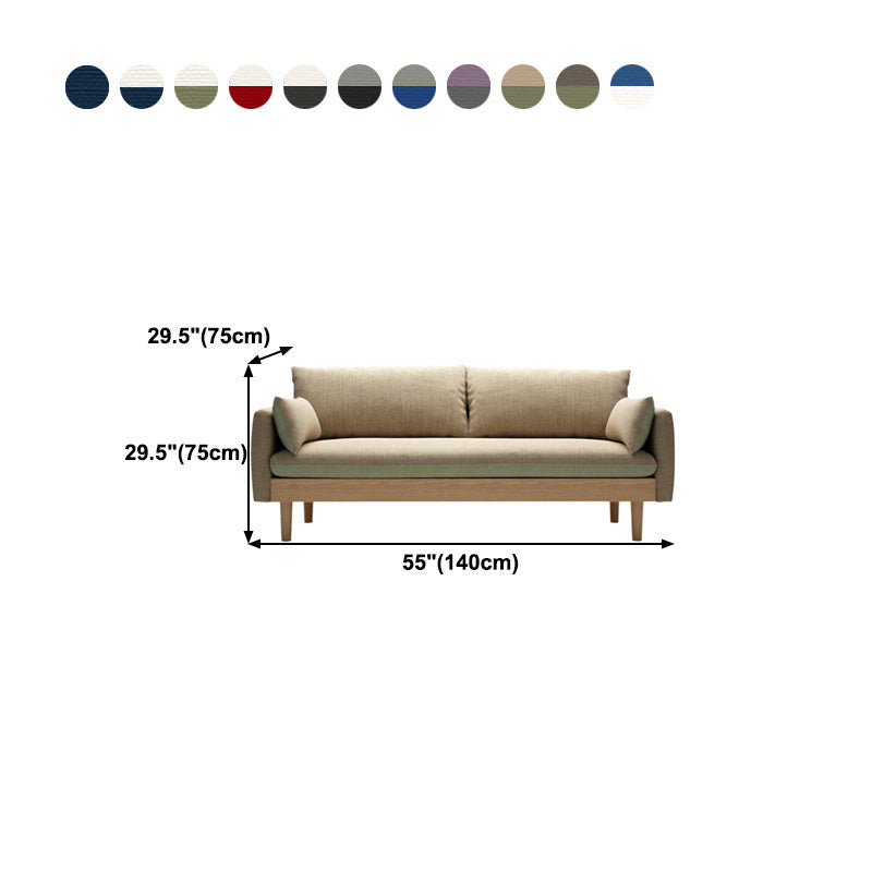 29,5 "H Nordic Style Baumwollmischung Quadratarmsofa für Wohnzimmer