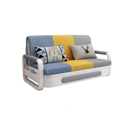 スリップカバーの綿ブレンド現代ソファとリビングルーム用のベッドとブレンド