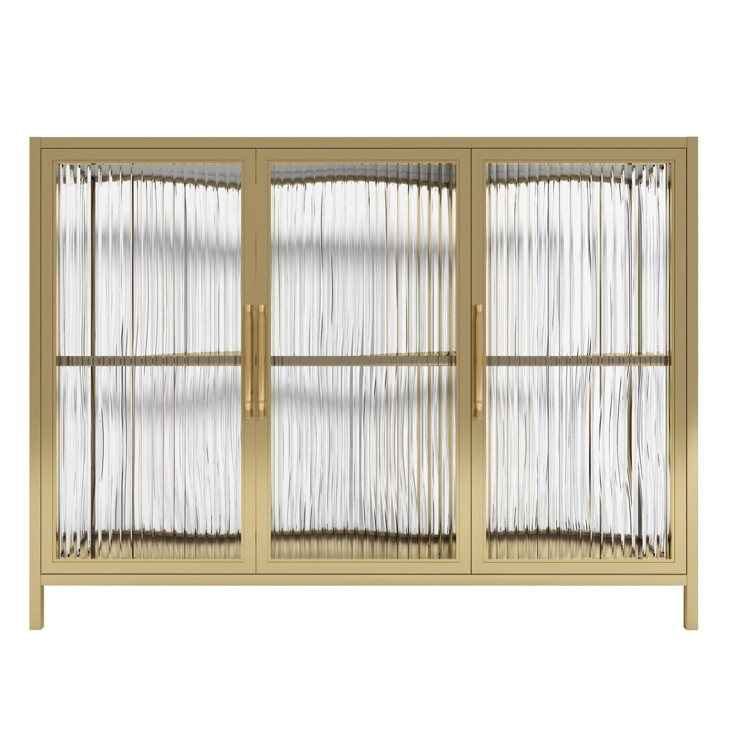 Armadio di sideboard di pietra sinterizzata di lussuoso stoccaggio con porte di vetro