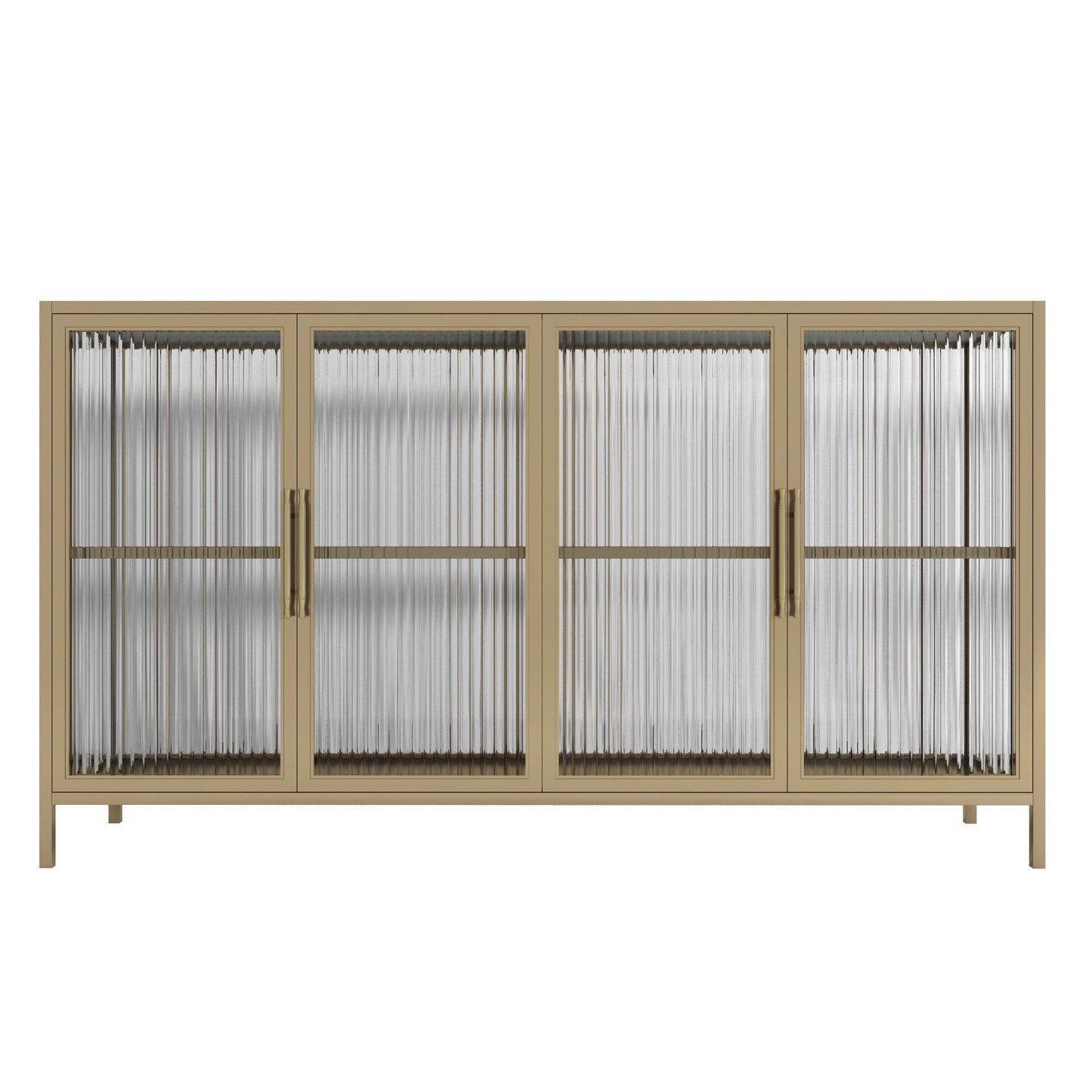 Armadio di sideboard di pietra sinterizzata di lussuoso stoccaggio con porte di vetro