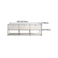 Contemporary White Sideboard Metal Dining Sideboard Table for Living Room Clearhalo 'buffet_sideboard' 'Buffets & Sideboards' 'furn' 'furn_buffet_sideboard' 'Furniture' 'Kitchen & Dining Furniture' 5388900