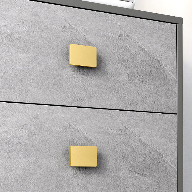 Sideboard in legno ingegnerizzato grigio moderno server da pranzo a scaffalatura regolabile per soggiorno