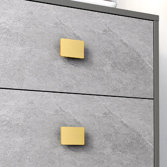 Sideboard in legno ingegnerizzato grigio moderno server da pranzo a scaffalatura regolabile per soggiorno