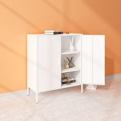 40 "H Steel Kitchen Sideboard Schrank moderner Buffet -Serverschrank mit Speicher