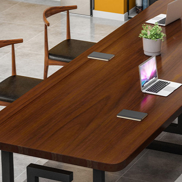 Curved Office Writing Desk Glam Style Solid Wood Office Desk Clearhalo 'furn' 'furn_office_desk' 'Furniture' 'Office Desks' 'Office Furniture' 'office_desk' 5389141