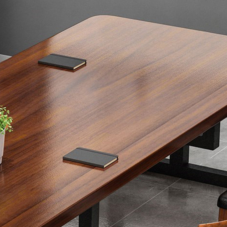 Curved Office Writing Desk Glam Style Solid Wood Office Desk Clearhalo 'furn' 'furn_office_desk' 'Furniture' 'Office Desks' 'Office Furniture' 'office_desk' 5389142