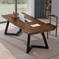 Solid Wood Meeting Table Home Office Gratis formulier eenvoud Writing Desk