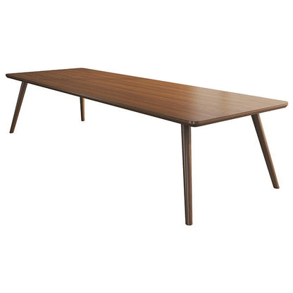 Mesa de reunión curva de la oficina en el hogar corrección de escritorio de estilo moderno