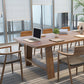 Rectangular Solid Wood Meeting Table Home Office Modern Writing Desk Clearhalo 'furn' 'furn_office_desk' 'Furniture' 'Office Desks' 'Office Furniture' 'office_desk' 5389255