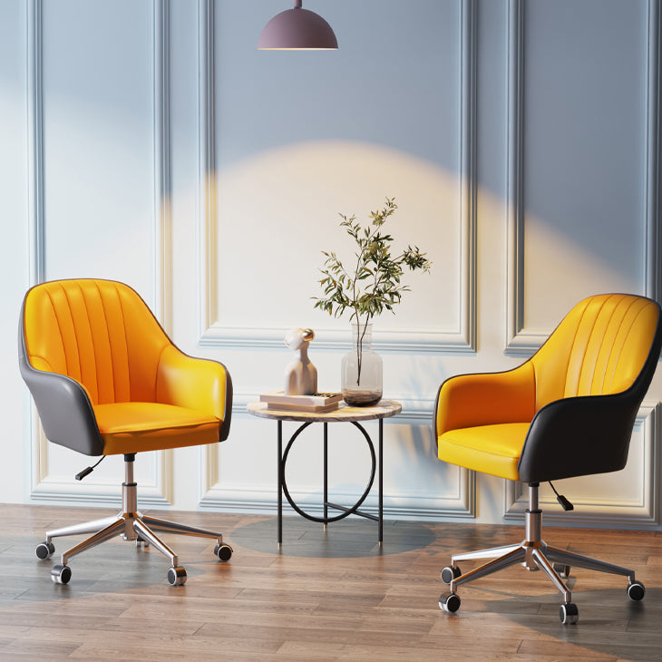 Zeitgenössische Polsterarme Desk Stuhl Height-Shortable Office Stuhl