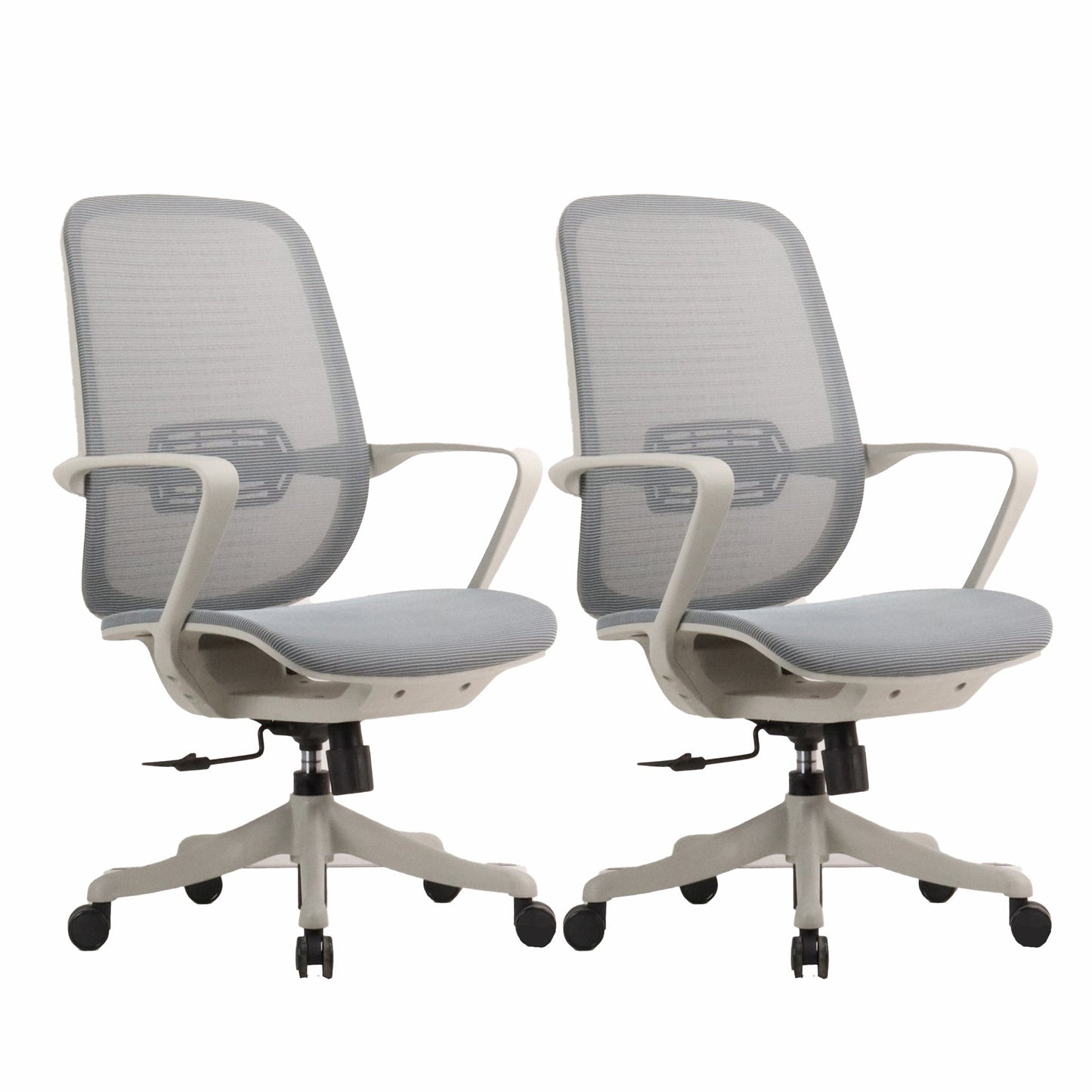 Ergonomic Mesh Desk Chair Contemporary Home Office Fixed Arms Office Chair Stuhl