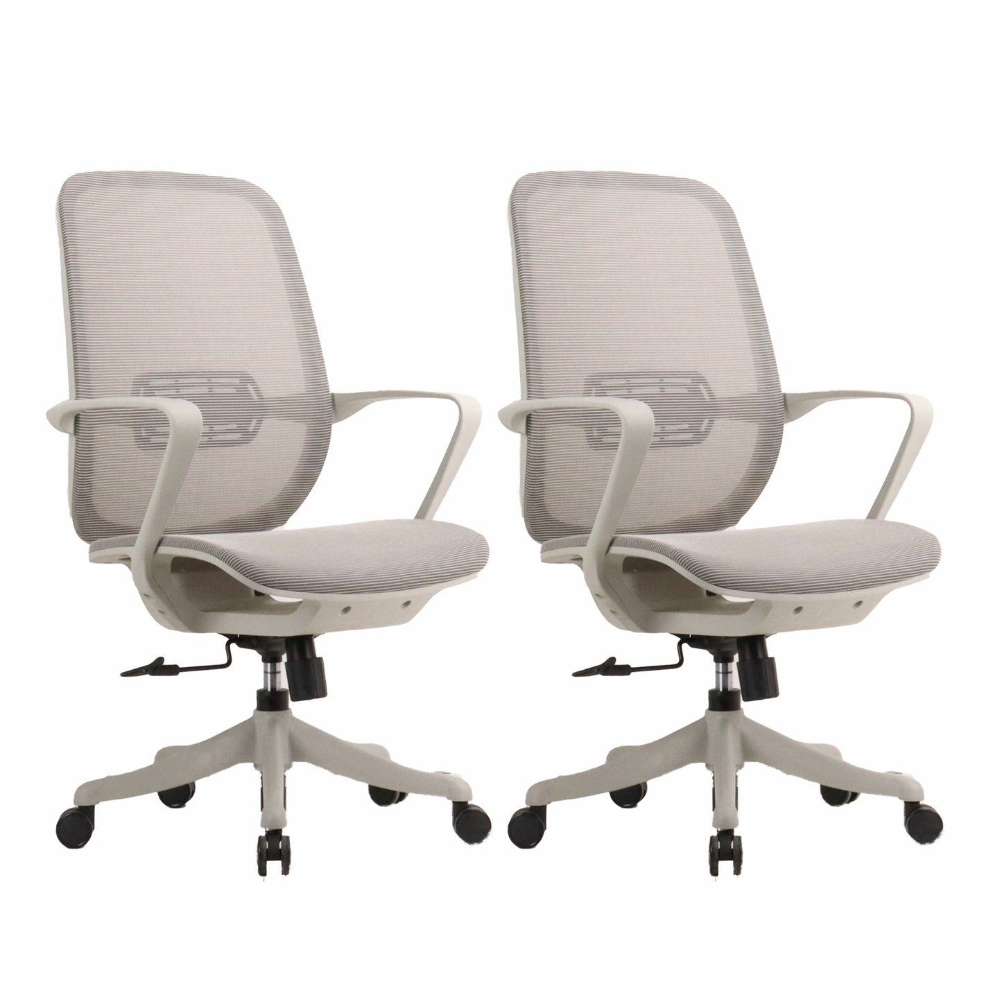 Ergonomische mesh bureau stoel hedendaags thuiskantoor vaste wapenstoel stoel