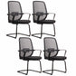 Ergonomic Mesh Desk Chair Contemporary Home Office Fixed Arms Office Chair Stuhl