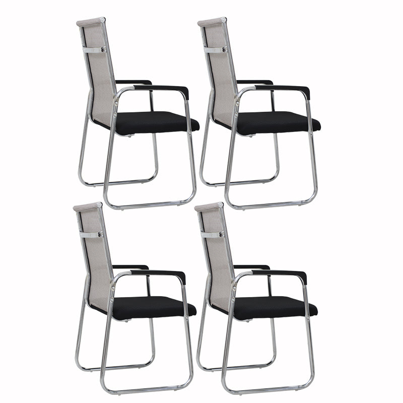 Zeitgenössische Festwaffenstuhl Ergonomic Mid-Back Schreibtischstuhl