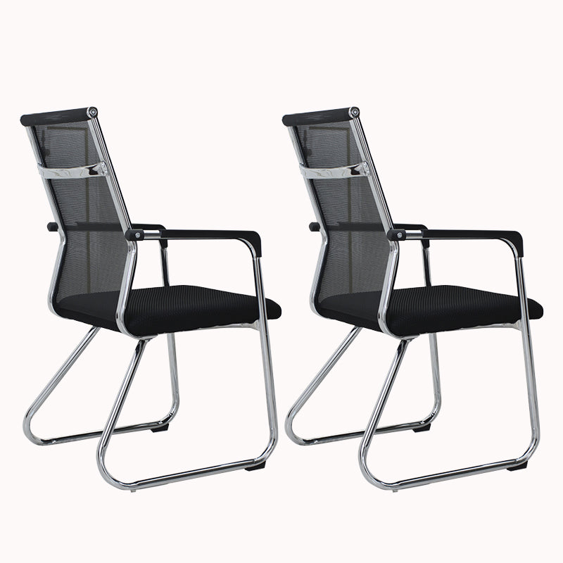 Zeitgenössische Festwaffenstuhl Ergonomic Mid-Back Schreibtischstuhl