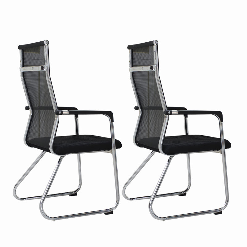 Zeitgenössische Festwaffenstuhl Ergonomic Mid-Back Schreibtischstuhl