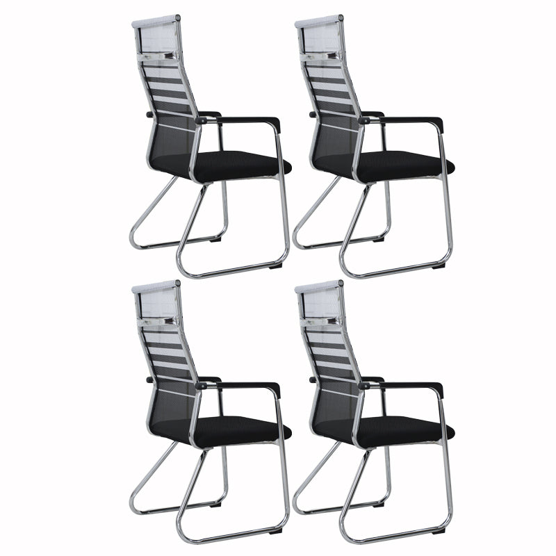 Zeitgenössische Festwaffenstuhl Ergonomic Mid-Back Schreibtischstuhl