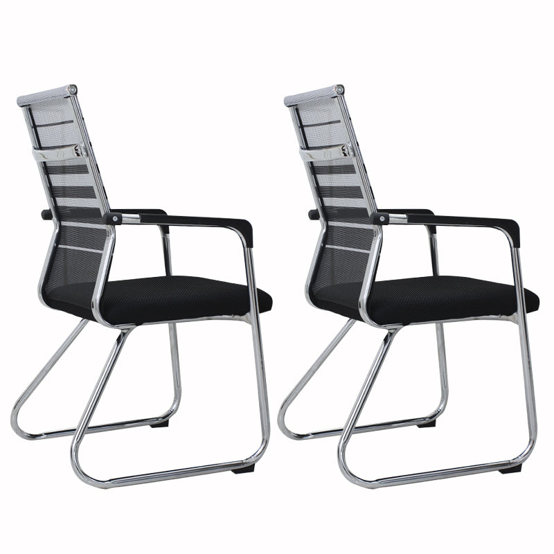 Zeitgenössische Festwaffenstuhl Ergonomic Mid-Back Schreibtischstuhl