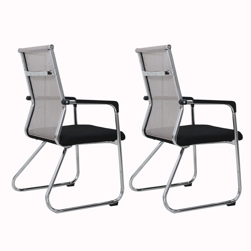 Zeitgenössische Festwaffenstuhl Ergonomic Mid-Back Schreibtischstuhl