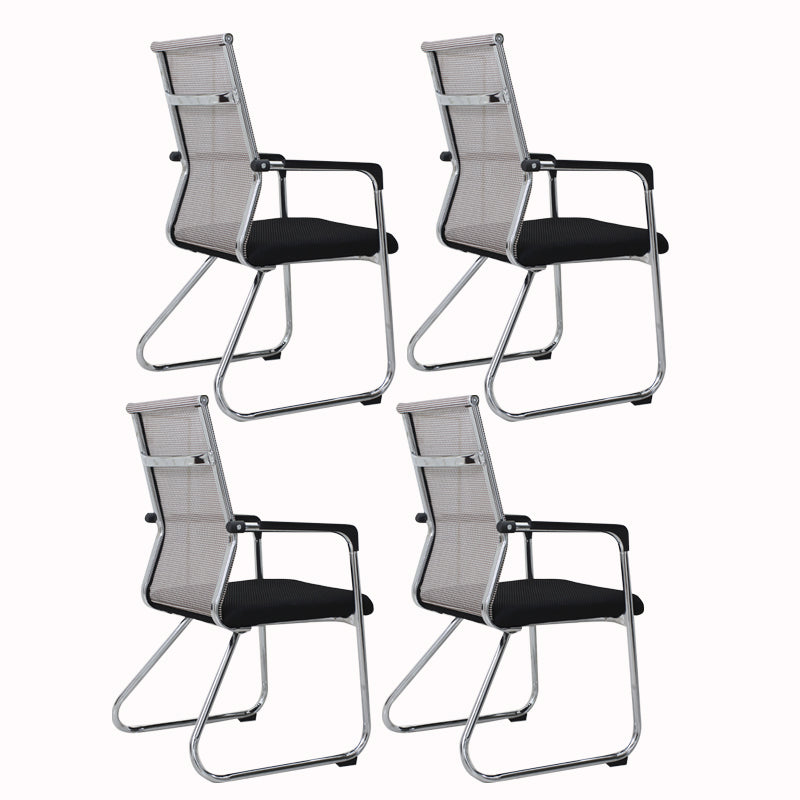 Zeitgenössische Festwaffenstuhl Ergonomic Mid-Back Schreibtischstuhl