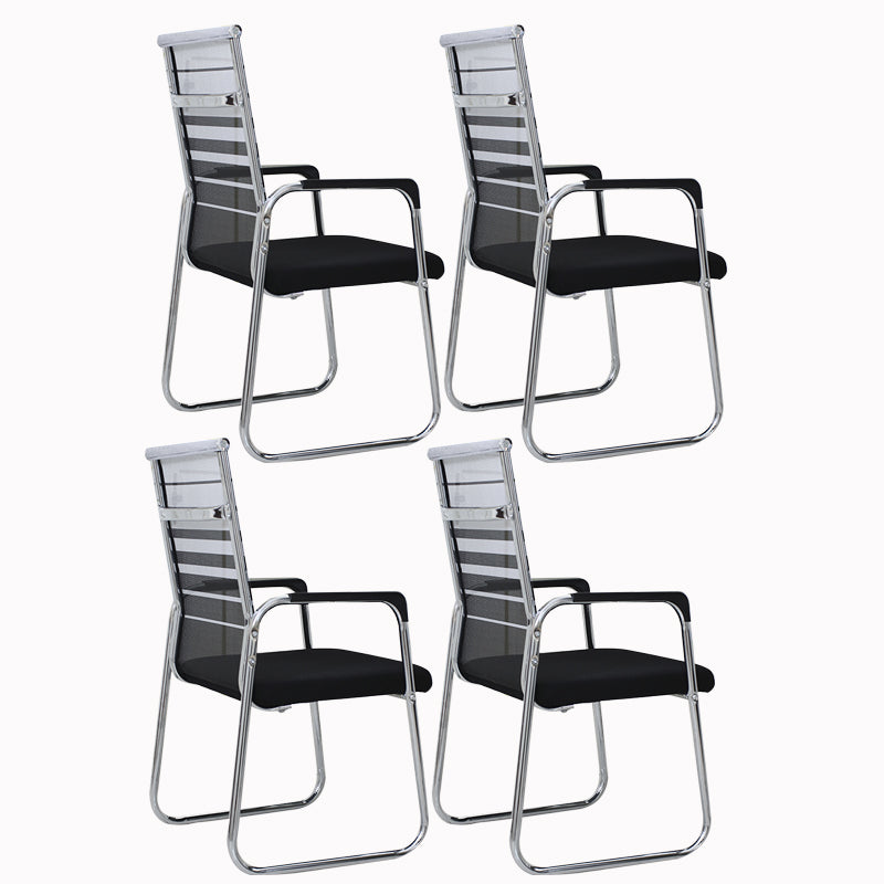 Zeitgenössische Festwaffenstuhl Ergonomic Mid-Back Schreibtischstuhl