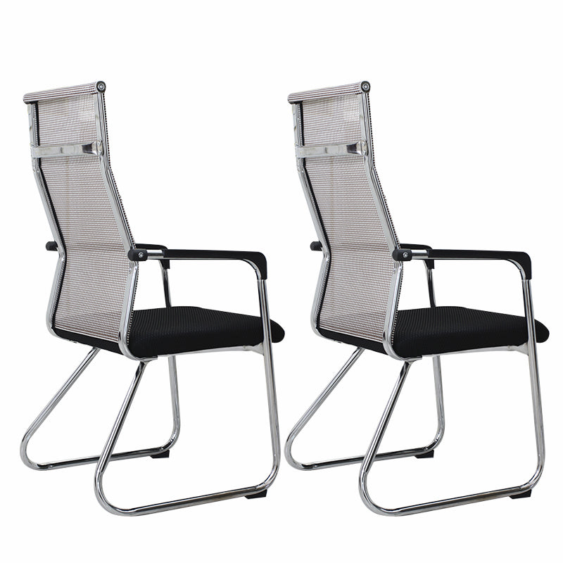 Zeitgenössische Festwaffenstuhl Ergonomic Mid-Back Schreibtischstuhl