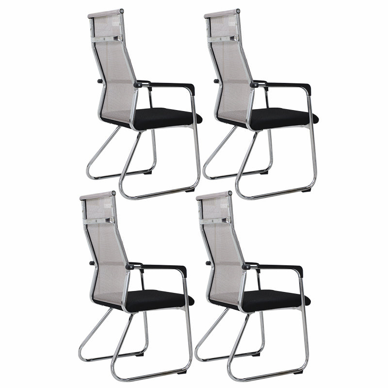 Zeitgenössische Festwaffenstuhl Ergonomic Mid-Back Schreibtischstuhl